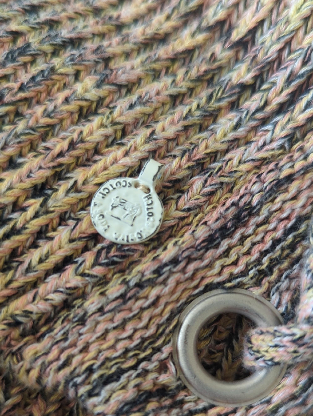 Scotch & Soda - Maison Scotch Lattice Side Knit Sweater - Picture 7 of 8